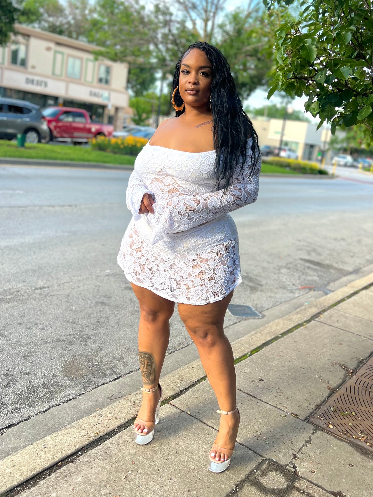 White Fairy Mini Dress