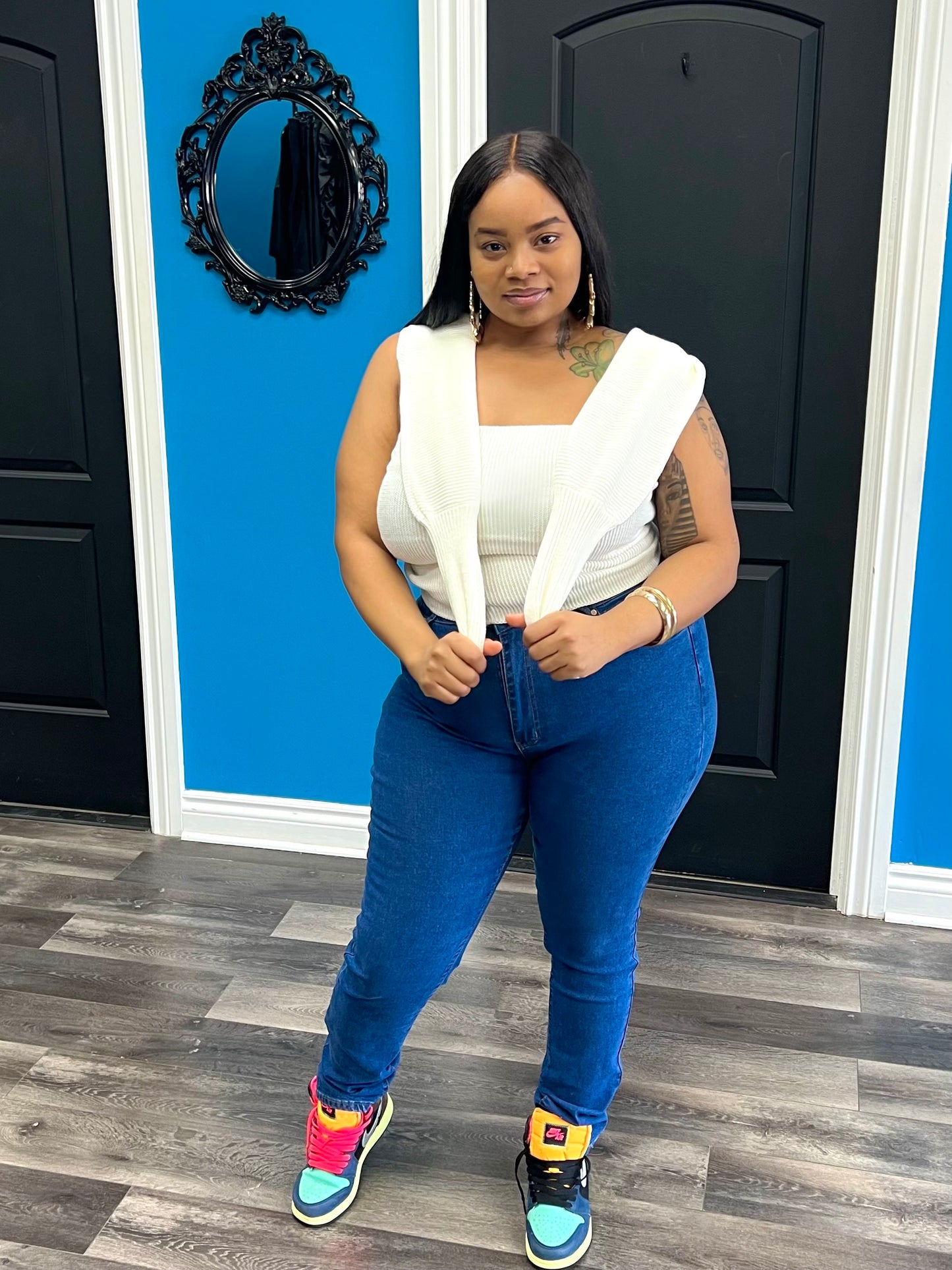 Ivory Wrap Me Up Sweater