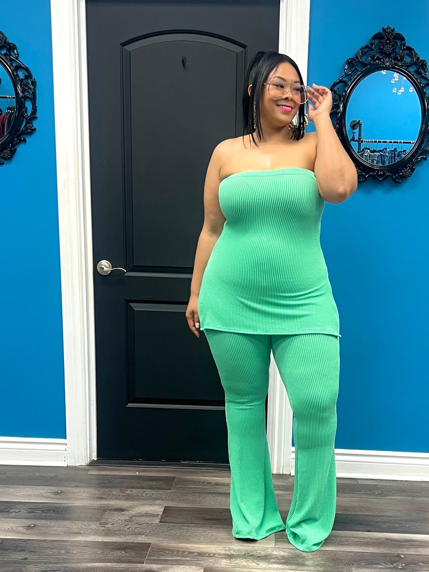 Green Kori Pant Set