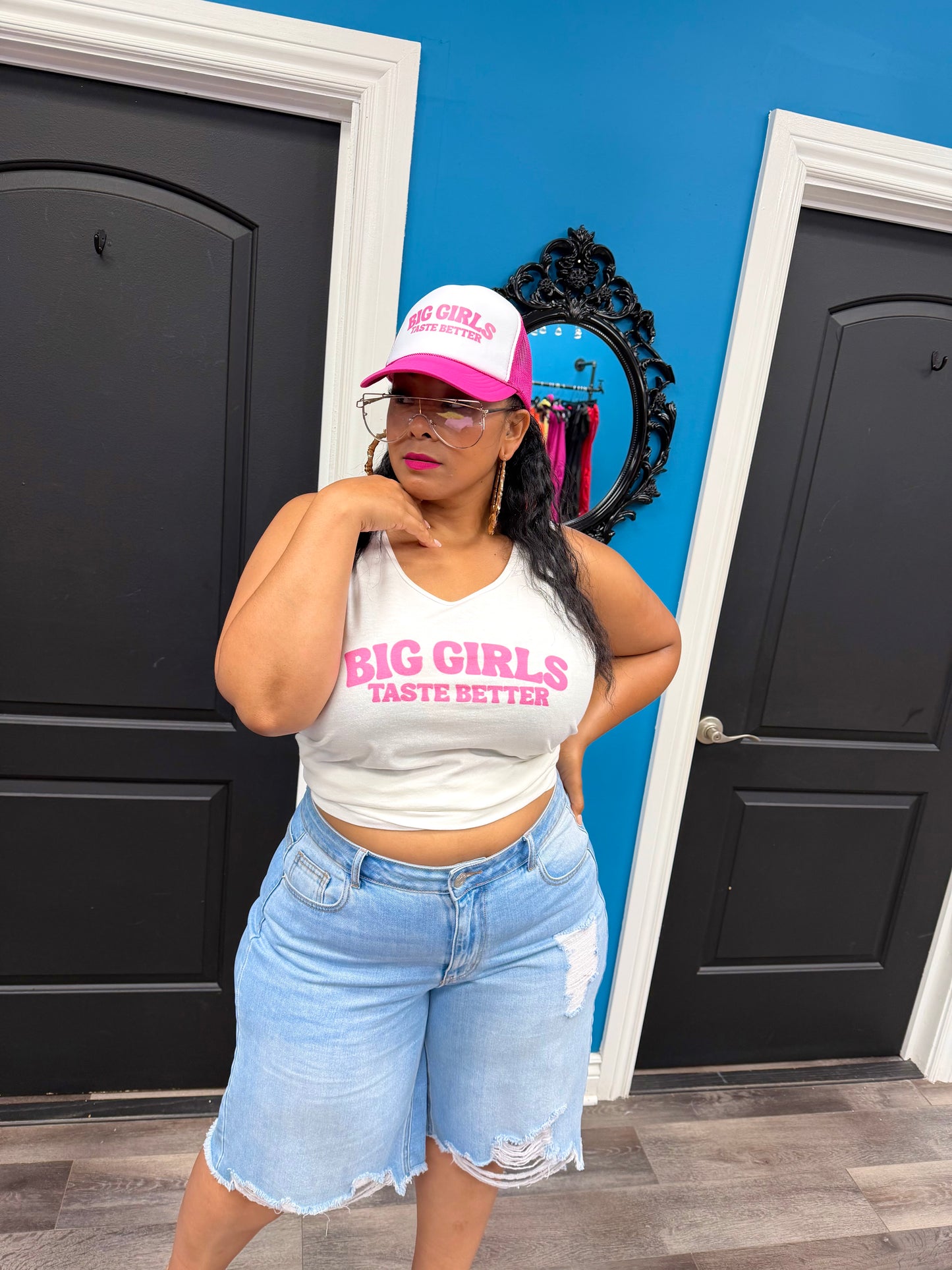 Pink Big Girls Taste Better Tank