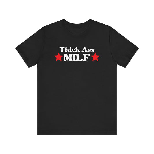 Black/White Thick MILF Tee