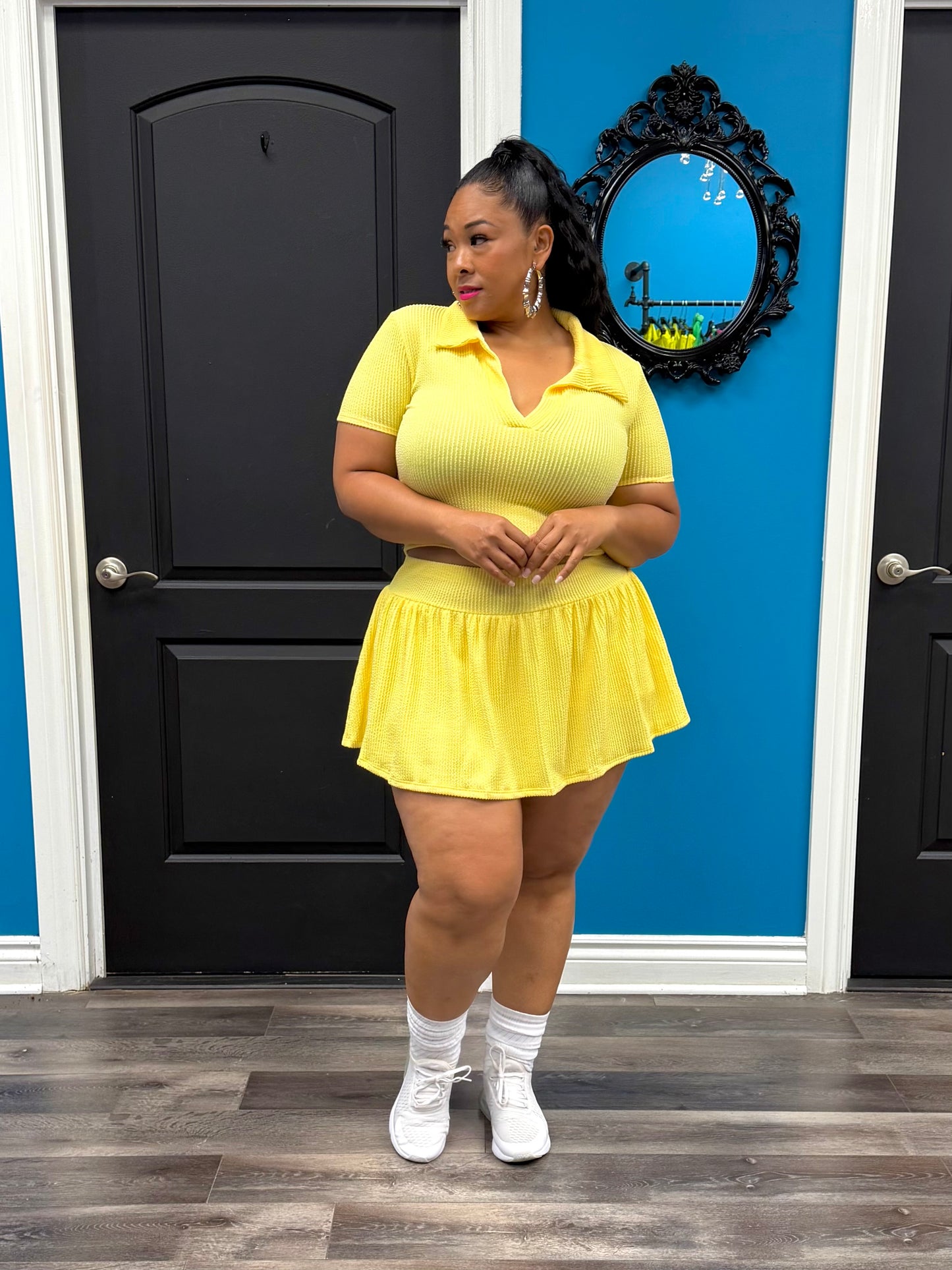 Yellow Lori Skirt Set