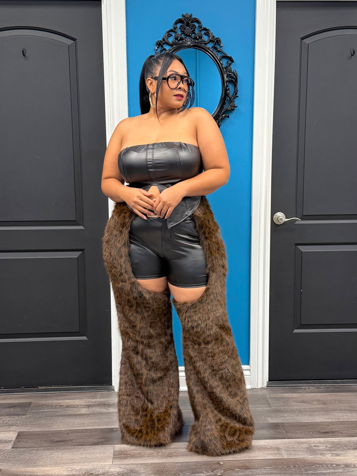 Brown Saddle Up Chap Pants