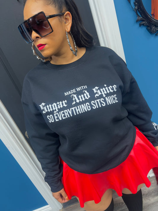 Black Sugar & Spice Sweat Shirt