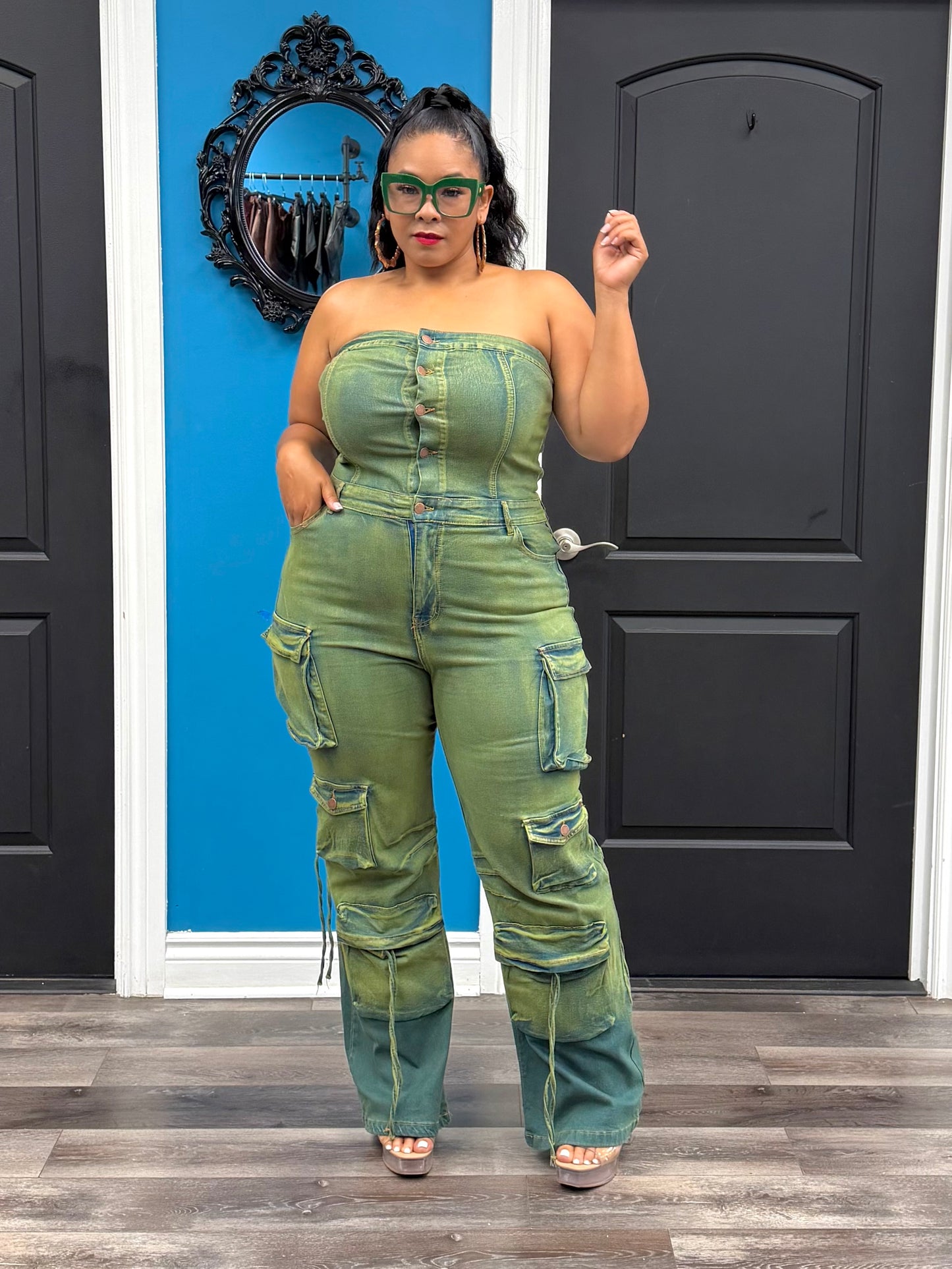 Olive Ranita Jumpsuit