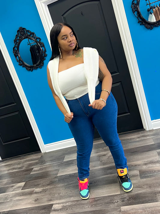 Ivory Wrap Me Up Sweater