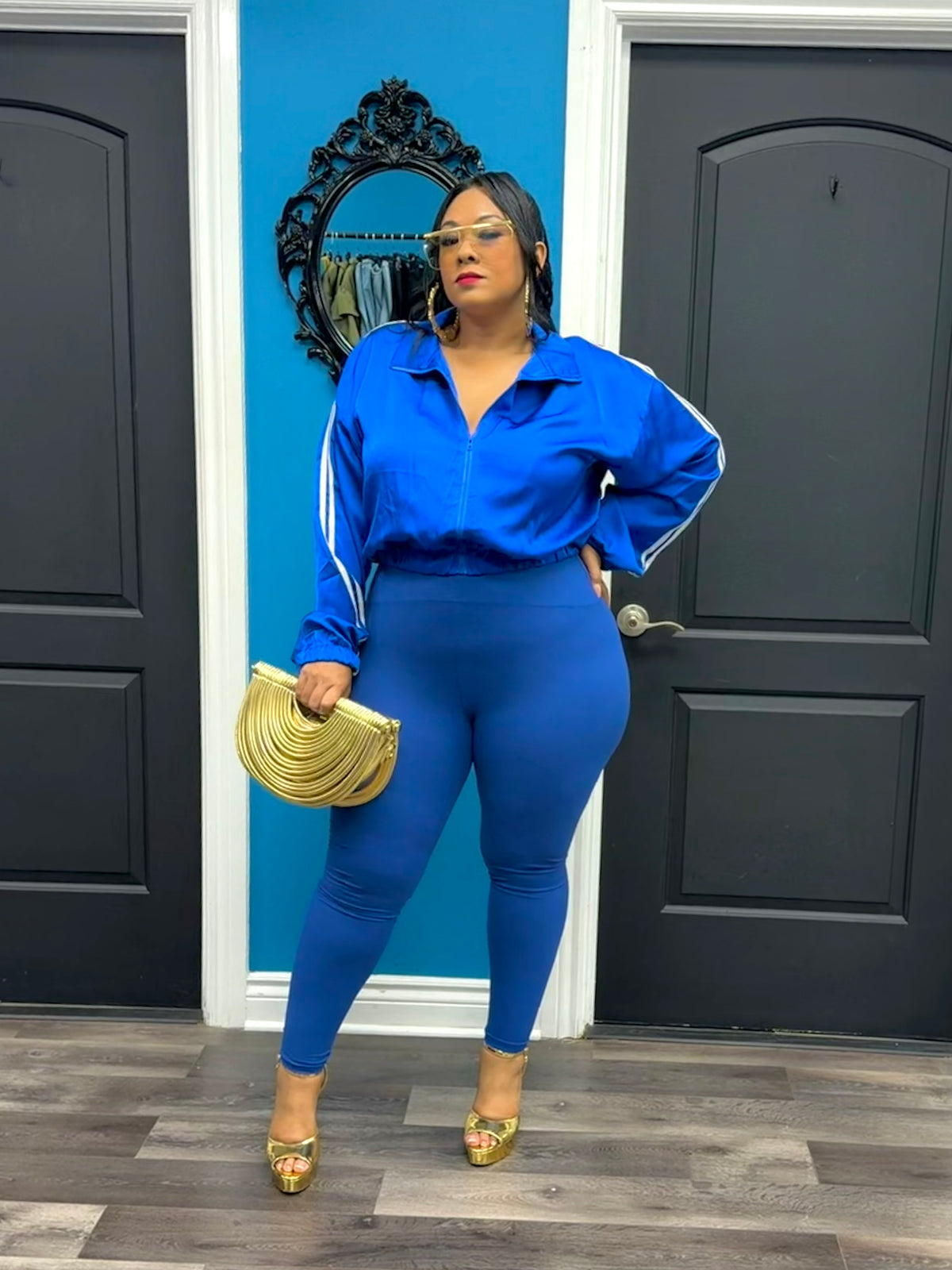 Blue Dope Girl Corset Jacket