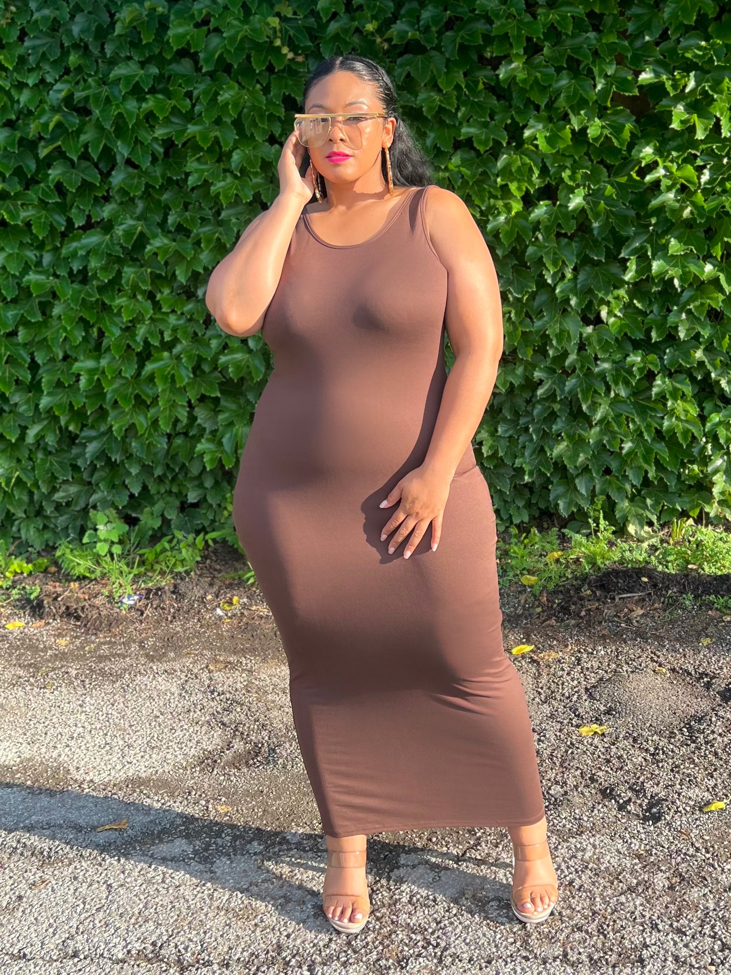 Coffee Basics Maxi Dress