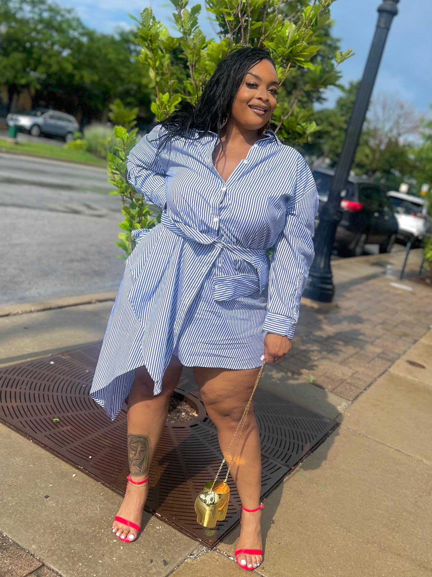 Sailor Shirt Dress