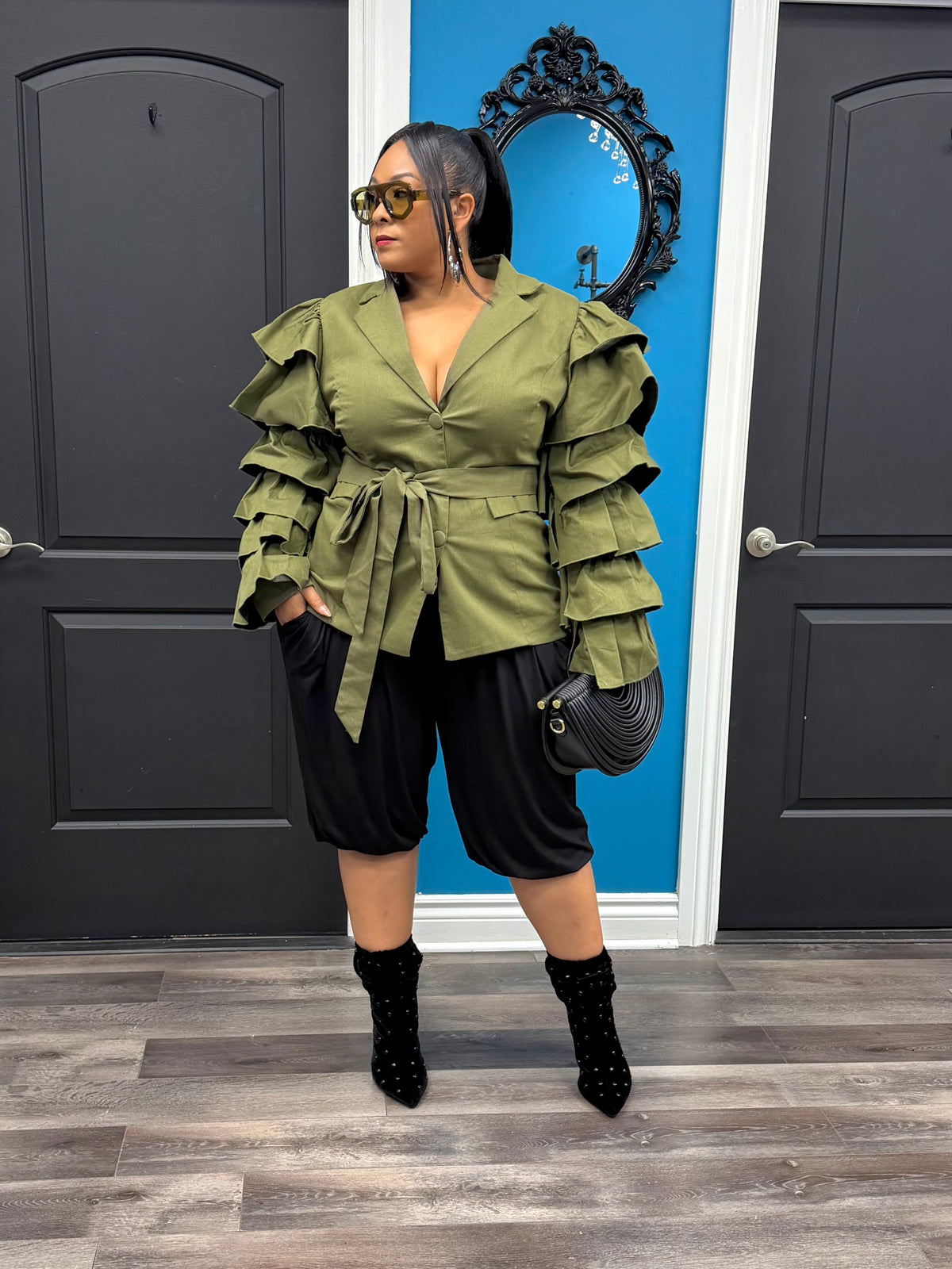 Olive Franchon Blazer