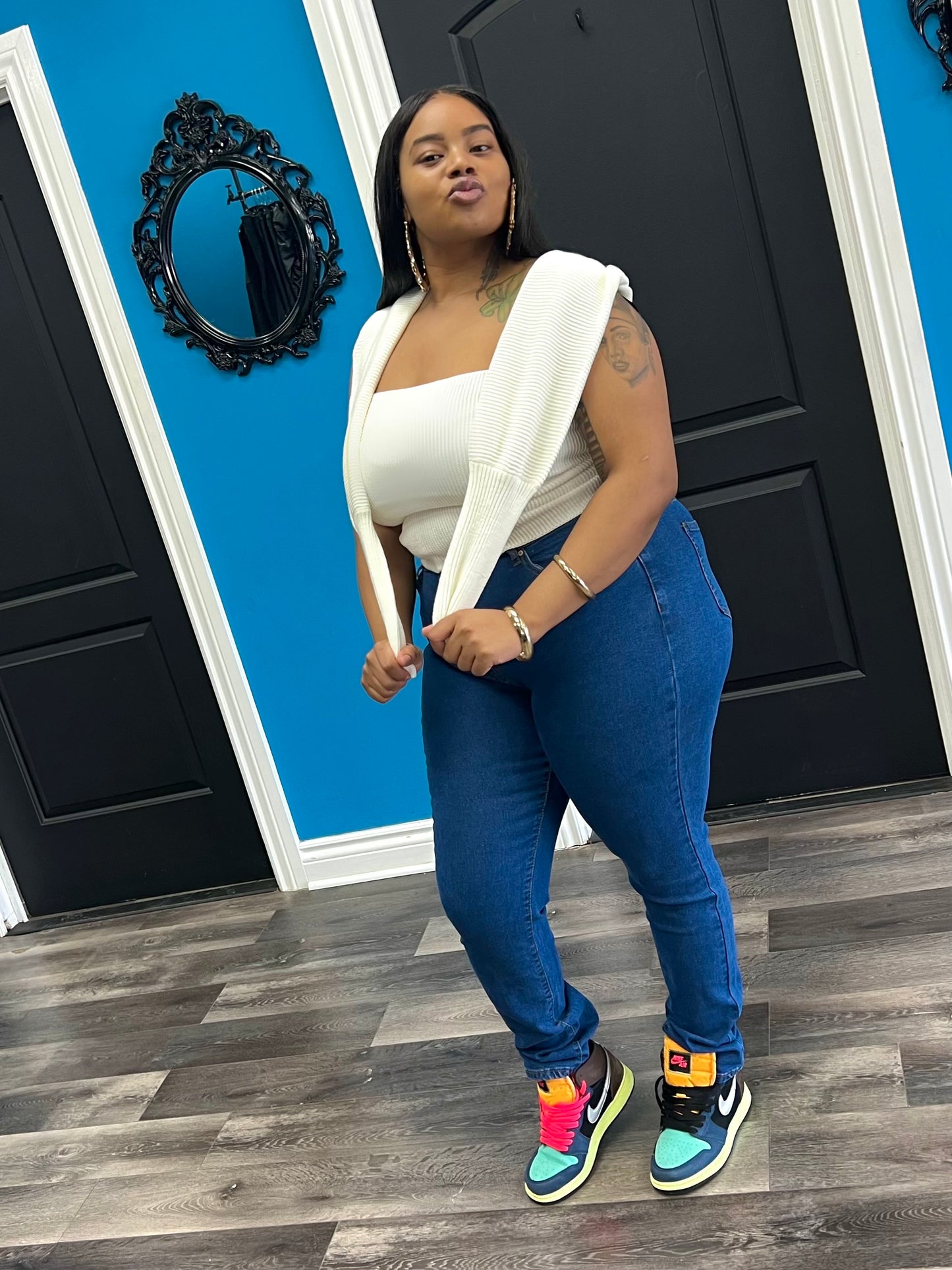 Ivory Wrap Me Up Sweater