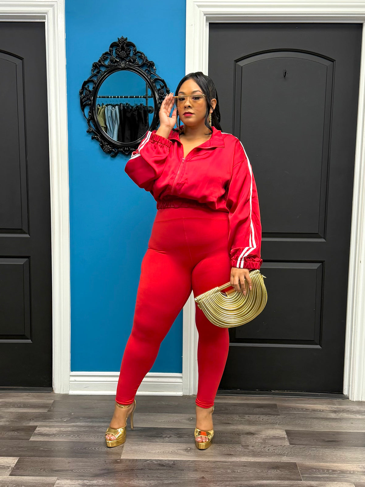 Red Dope Girl Corset Jacket