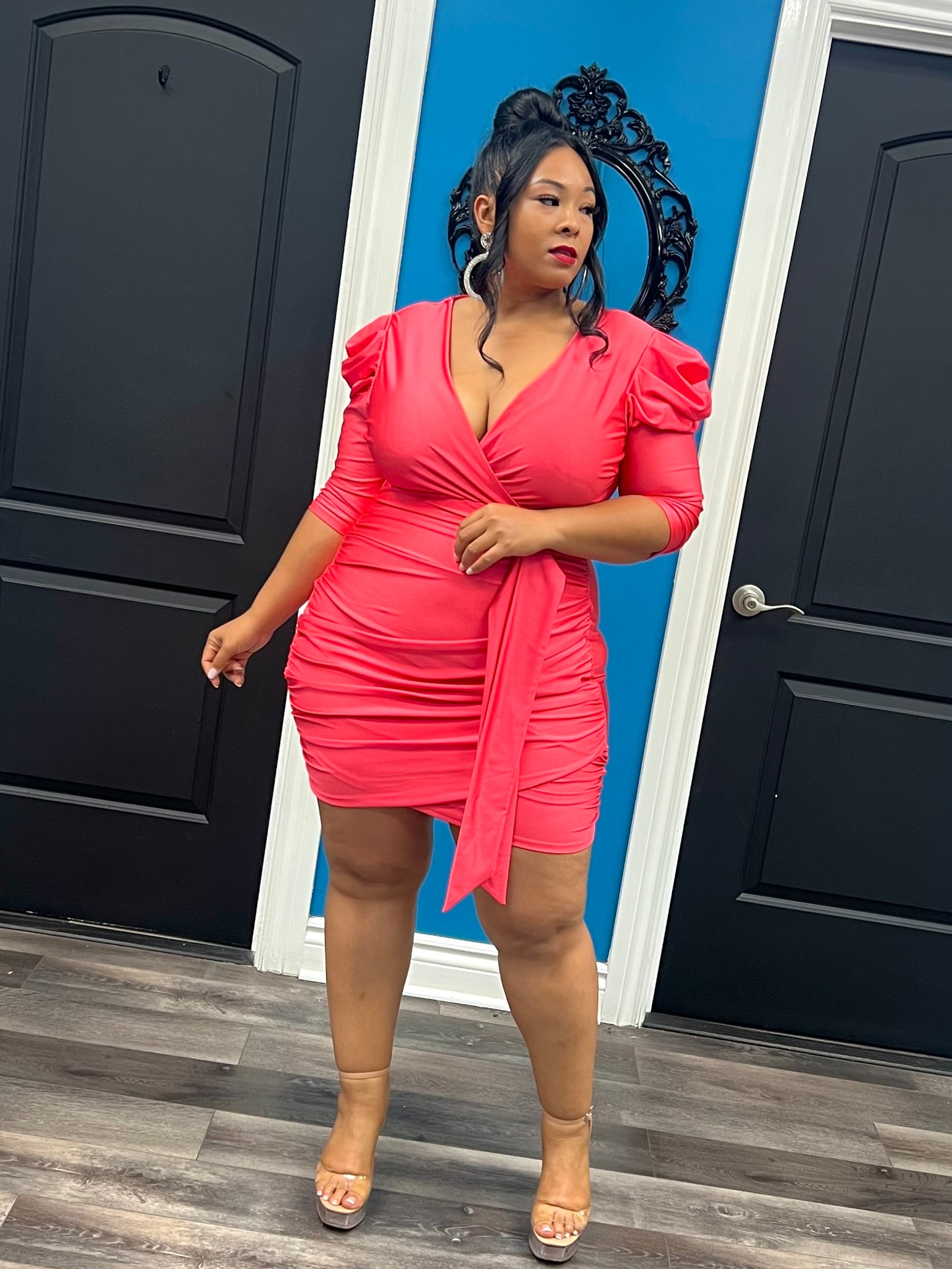Coral Liv Dress
