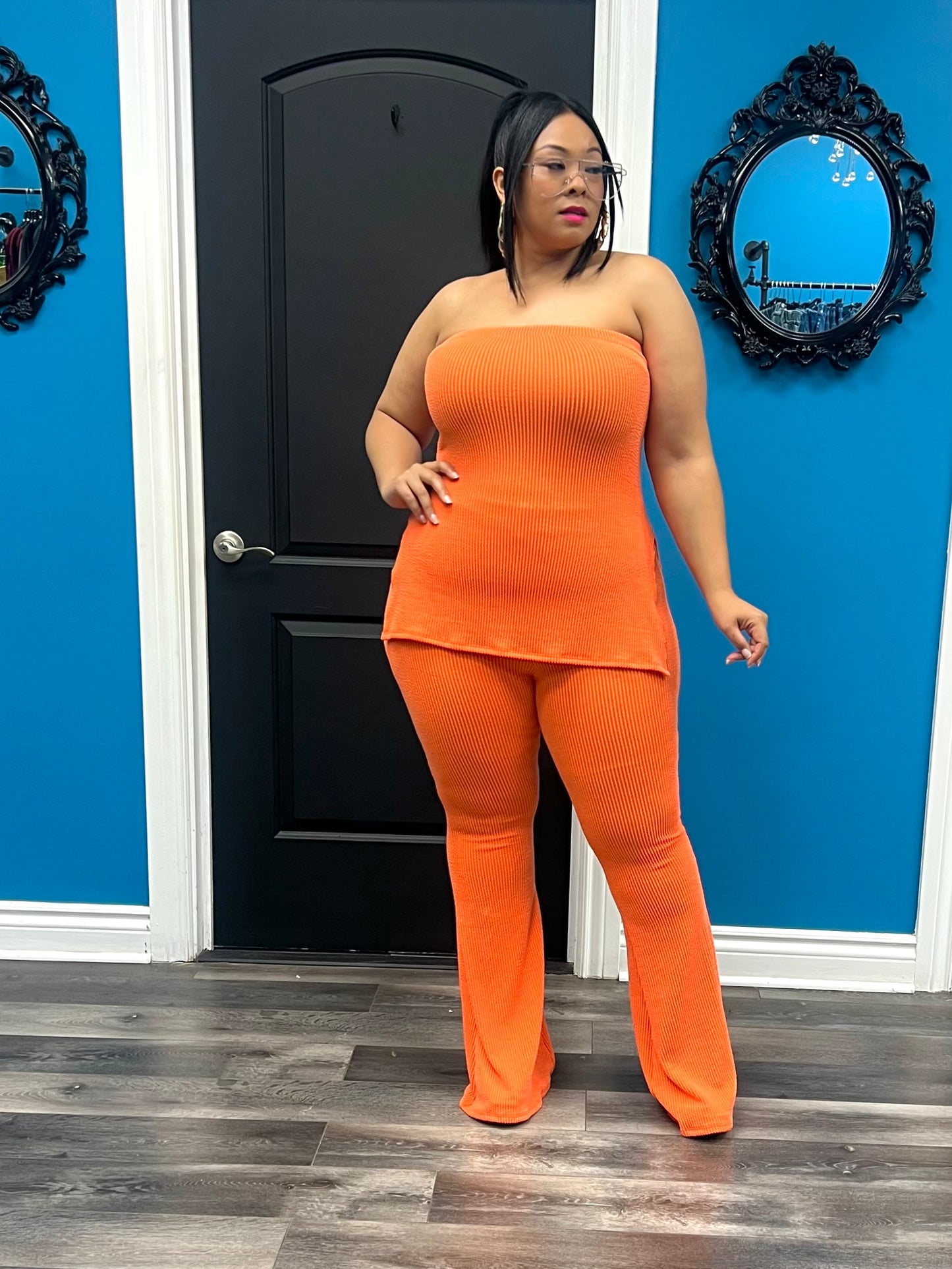 Orange Kori Pant Set
