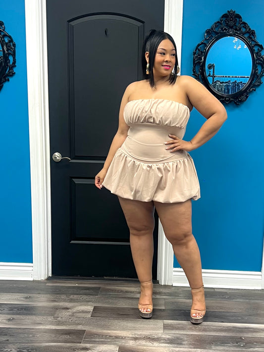 Tan Mari Skort Set