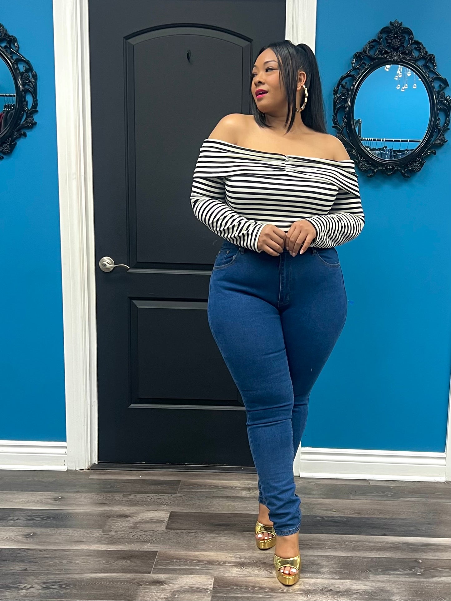 Black Piper Top