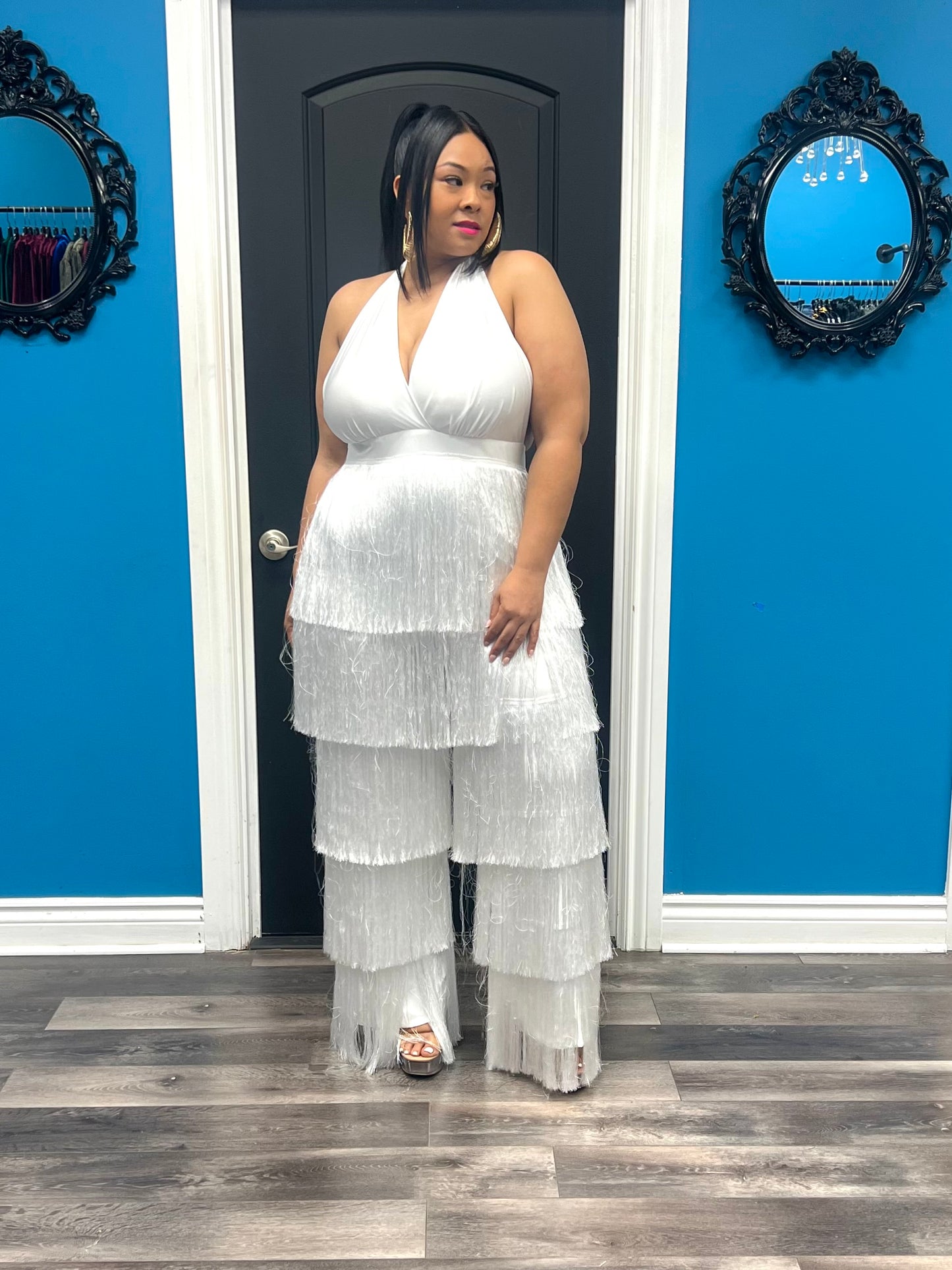 White Alexus Jumpsuit
