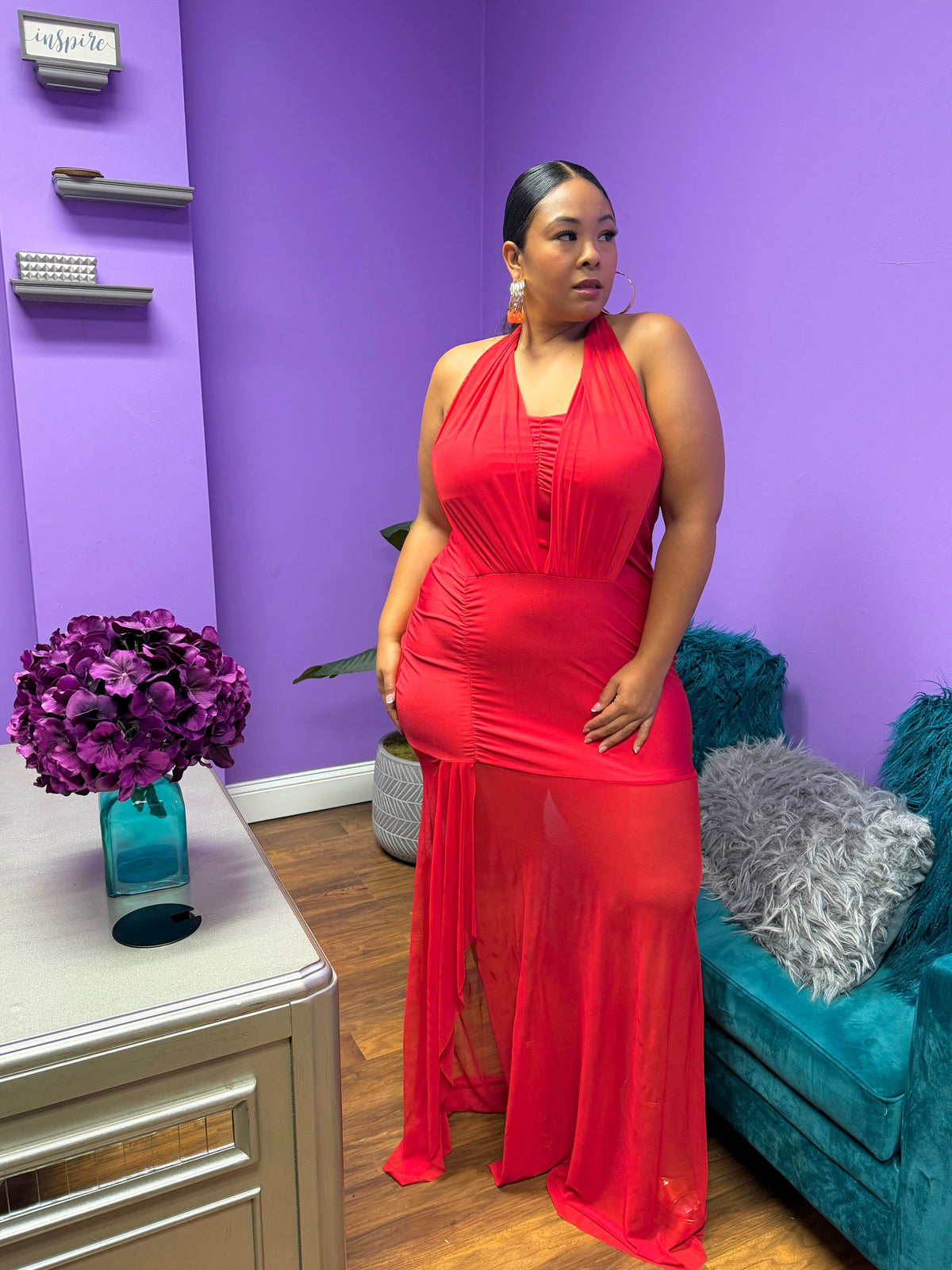 Red Rita Dress