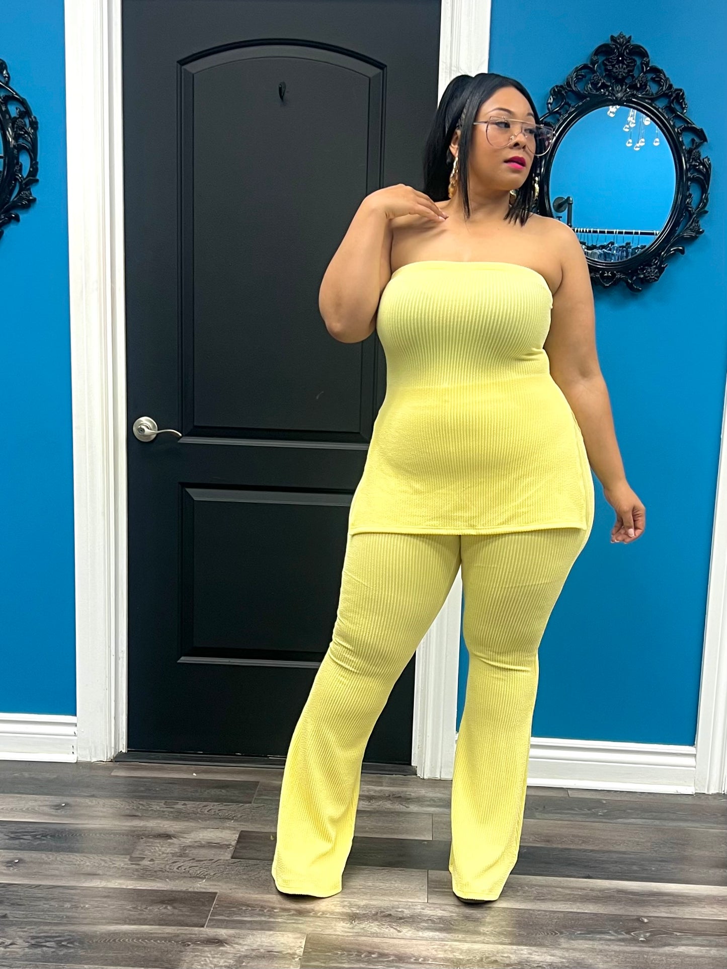 Yellow Kori Pant Set