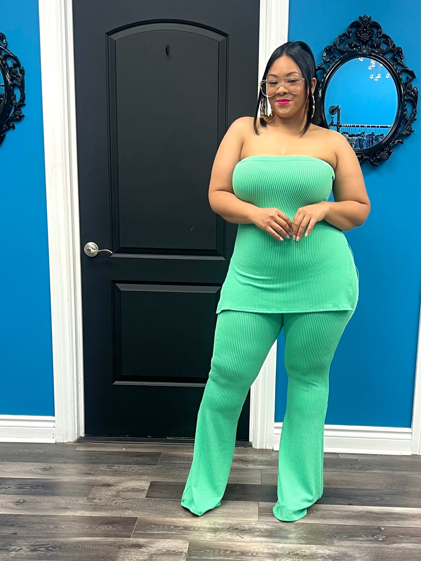 Green Kori Pant Set