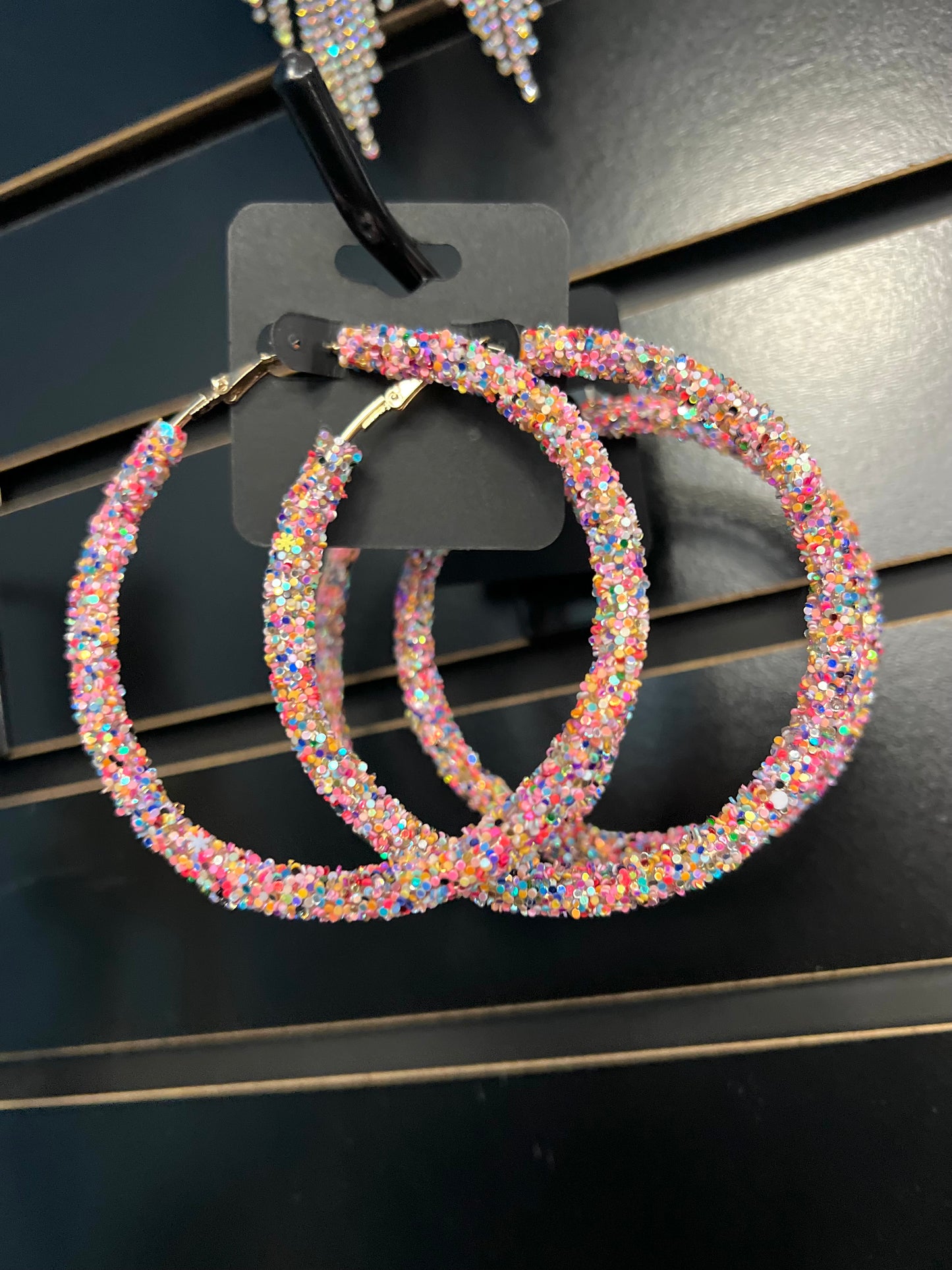 Bright Bling Hoops