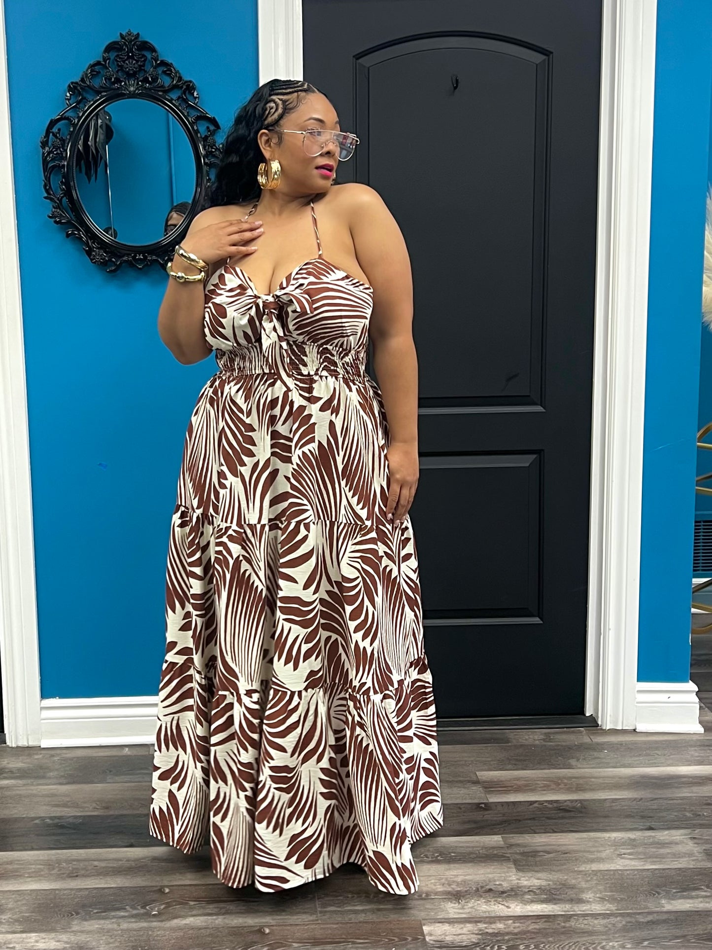 Brown Mecca Maxi Dress