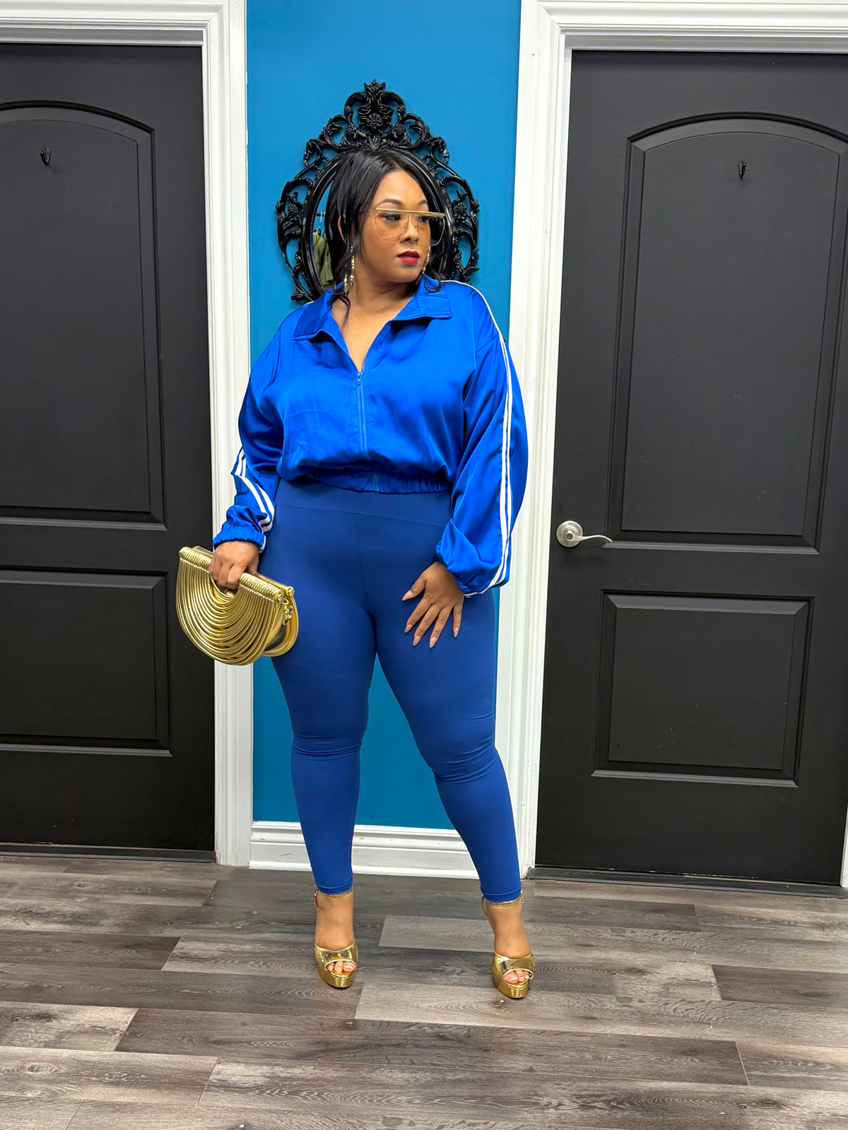 Blue Dope Girl Corset Jacket