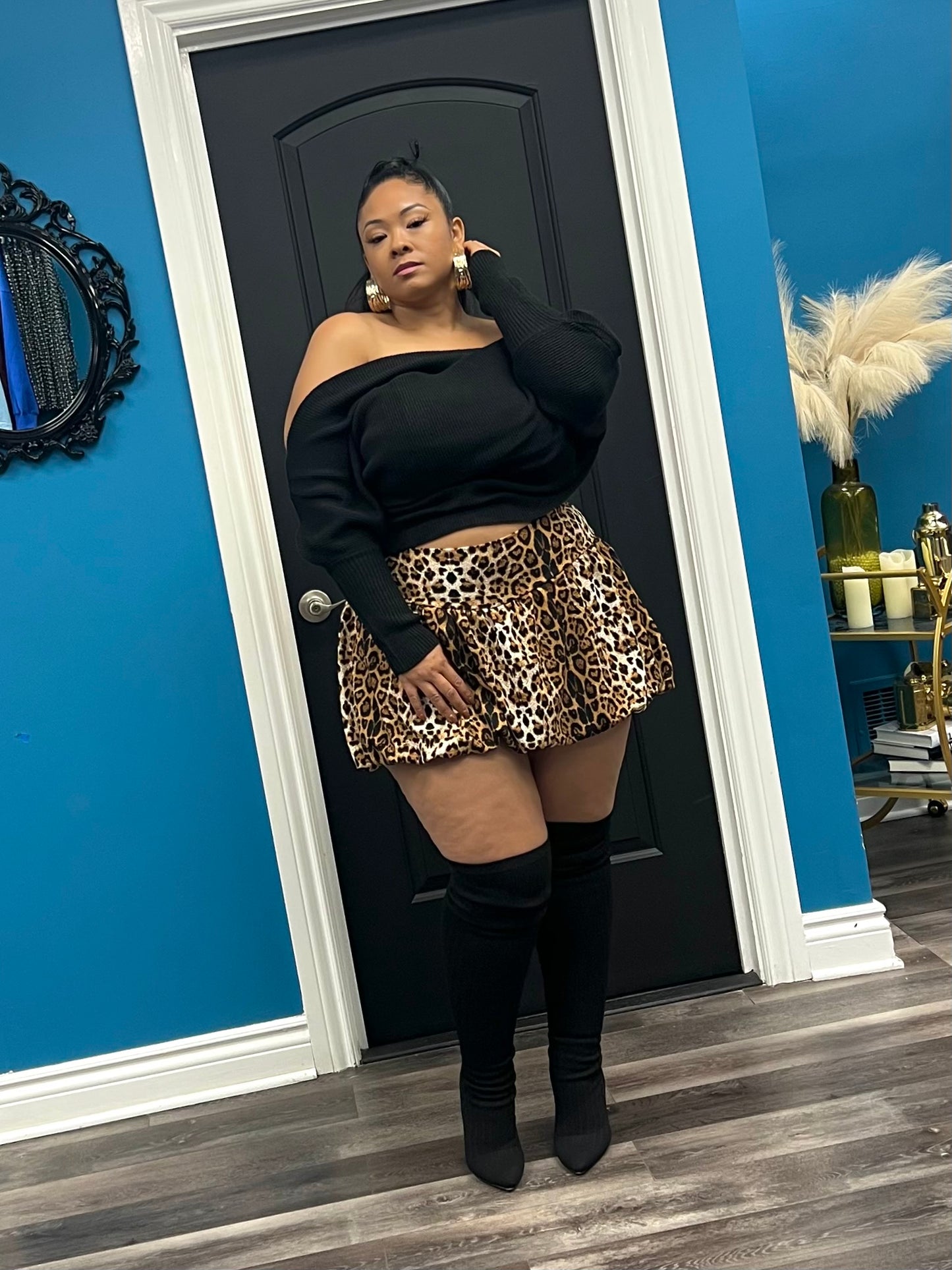 Chetara Bubble Skater Skirt