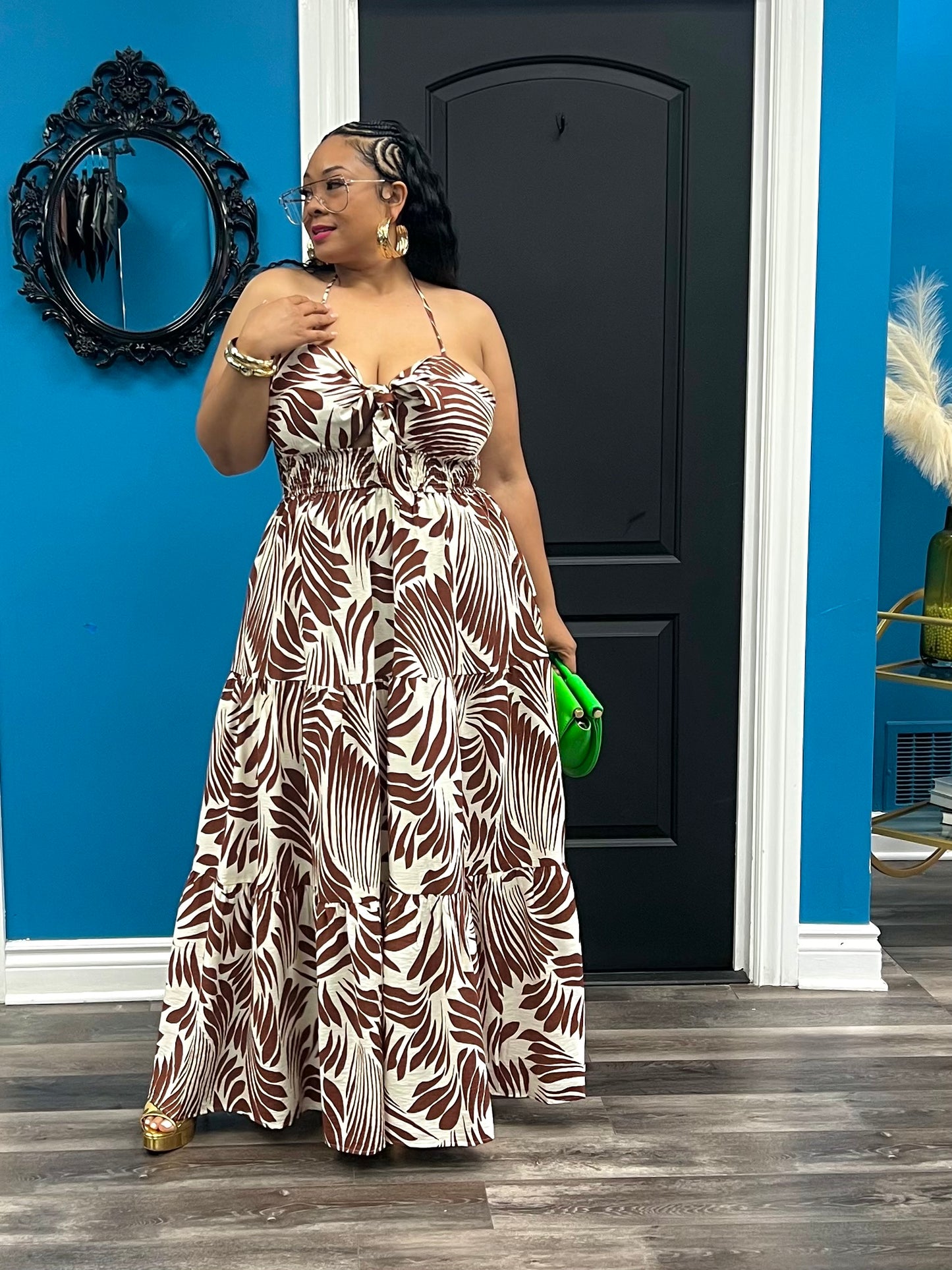 Brown Mecca Maxi Dress