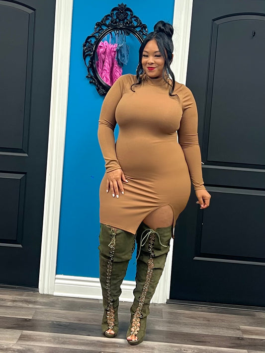 Mocha Steph Dress