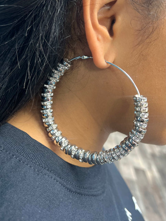 Silver BBW Hoops