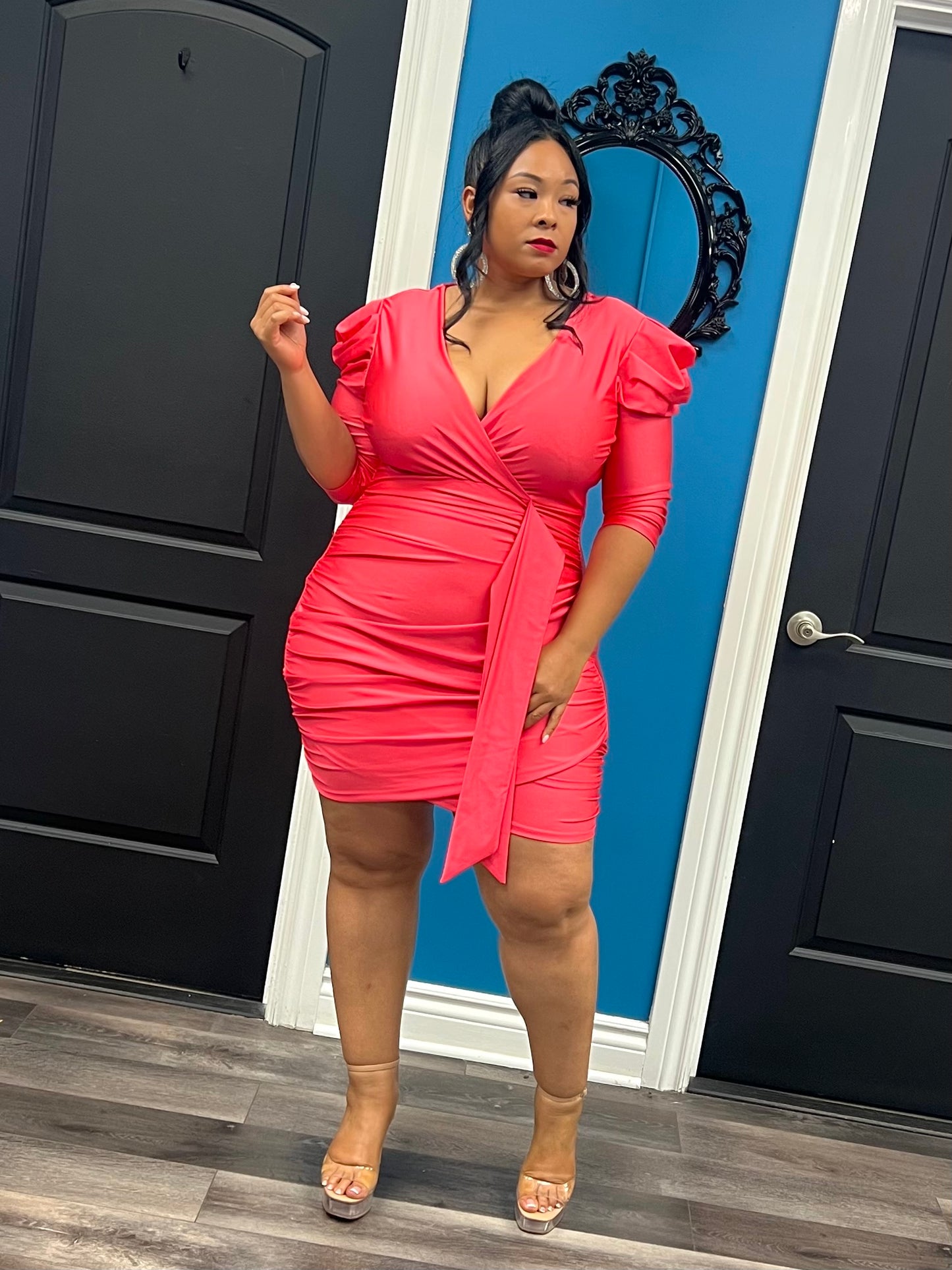 Coral Liv Dress