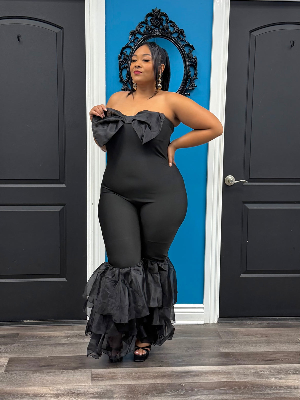 Black Nicolette Jumpsuit