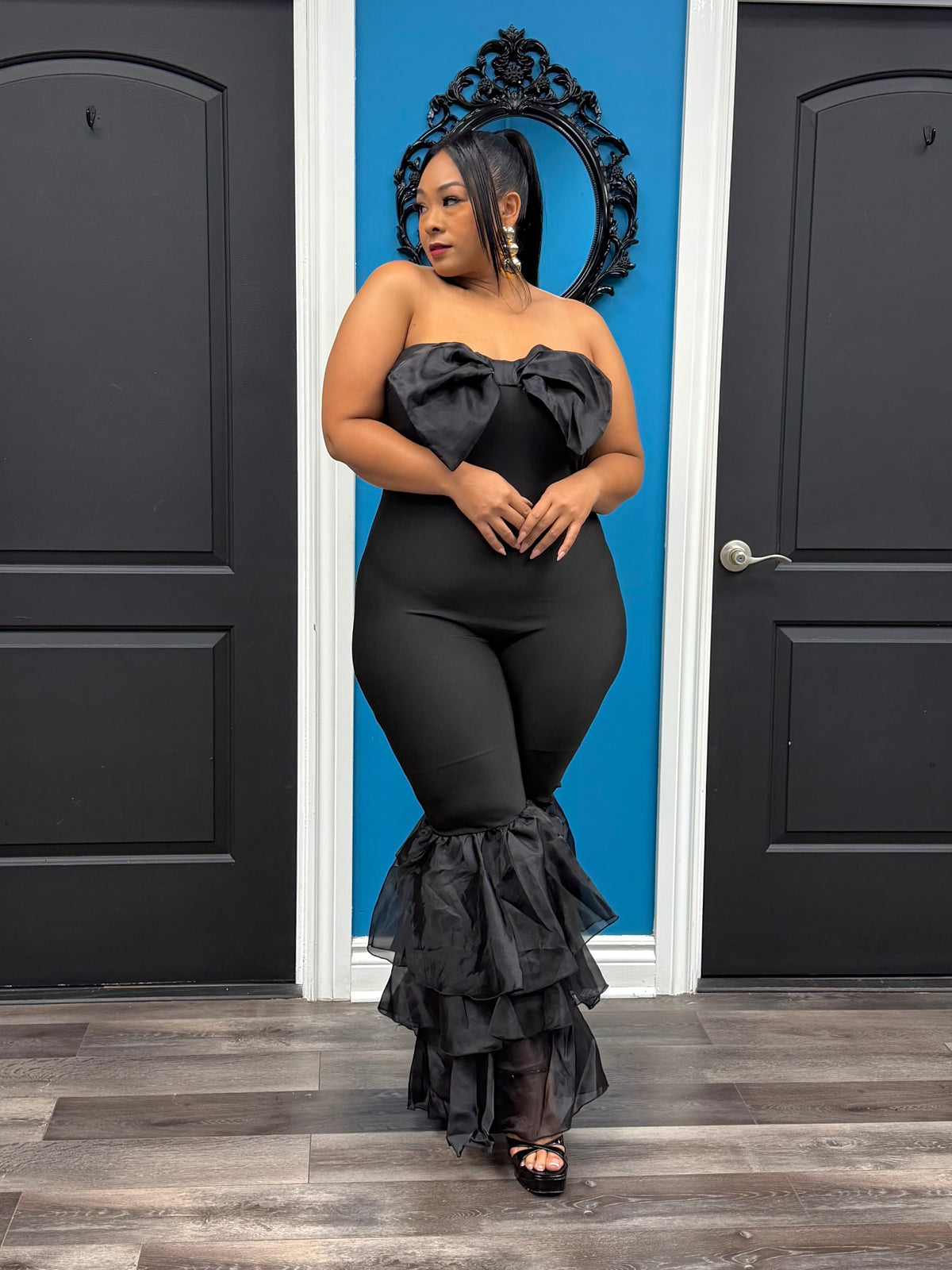 Black Nicolette Jumpsuit