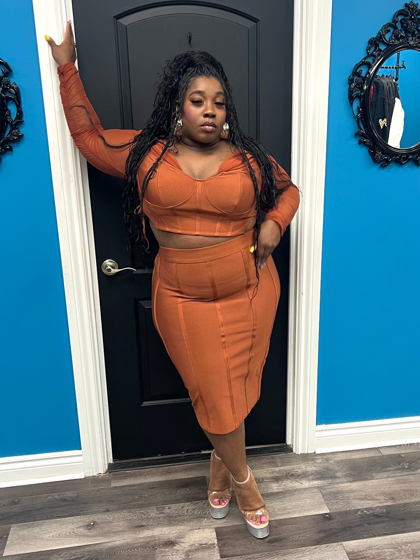 Rust Becky Set