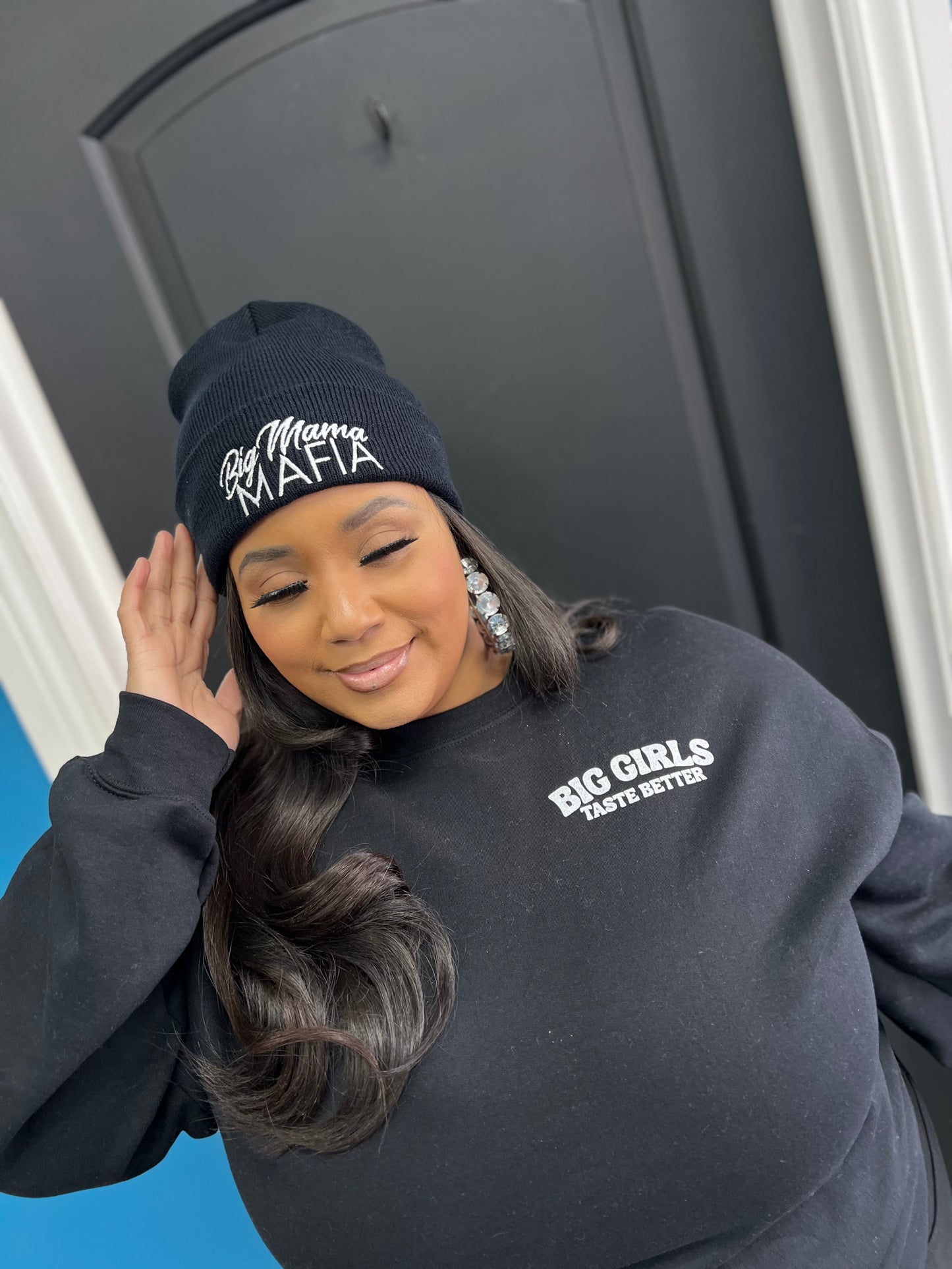 Big Mama Mafia Cuffed Beanie