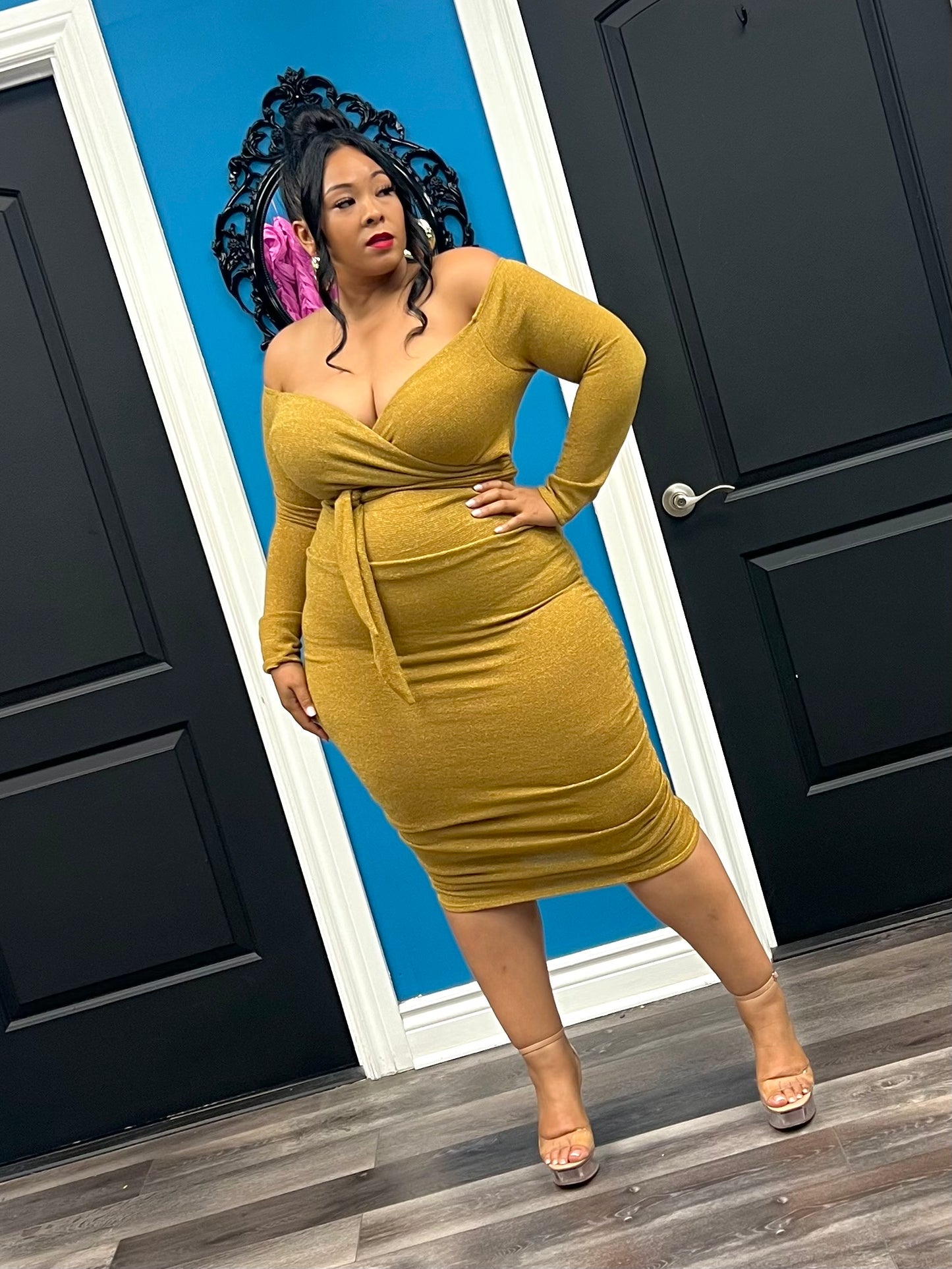 Mustard Melody Dress