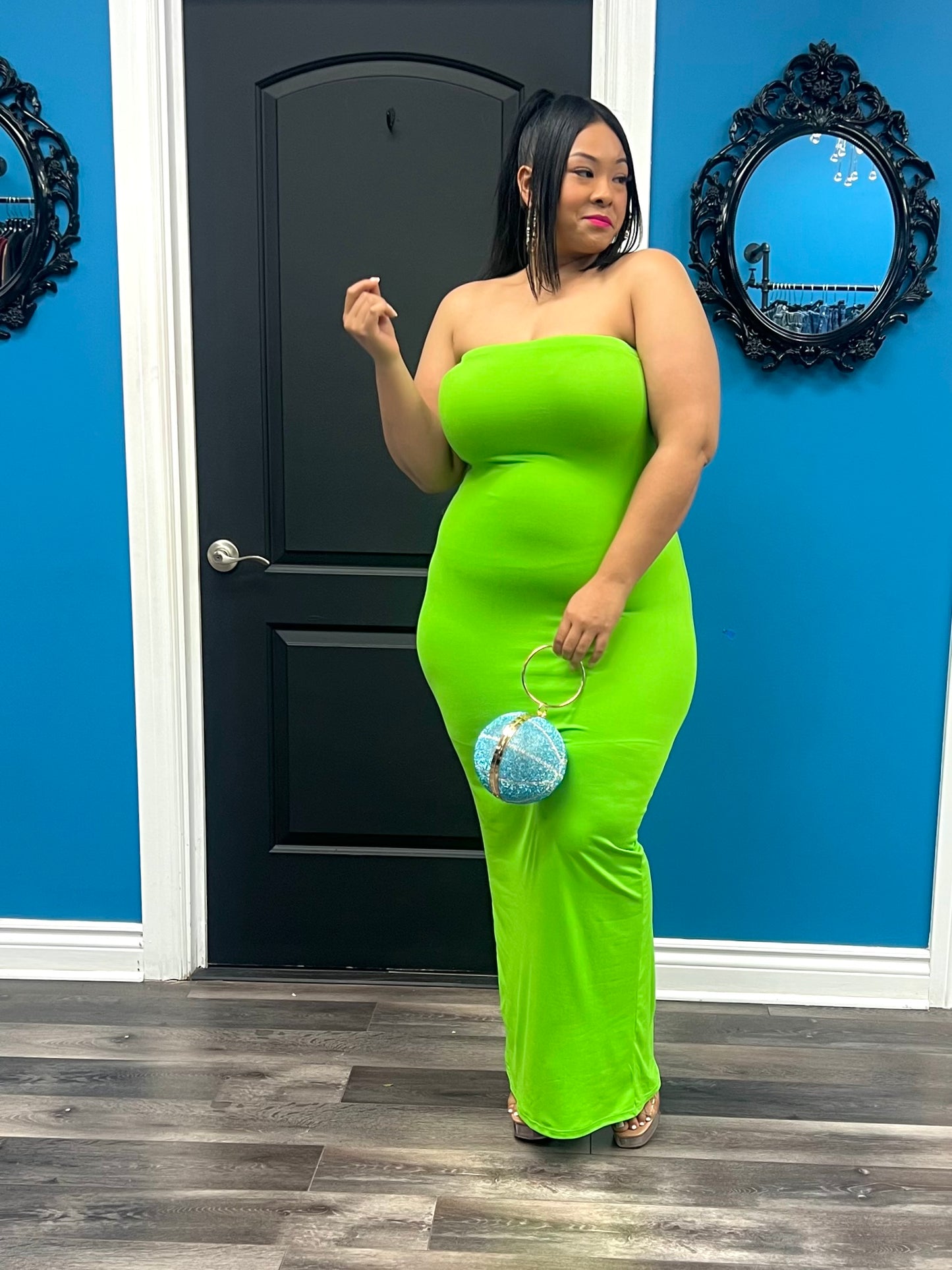 Green Kerri Maxi Dress