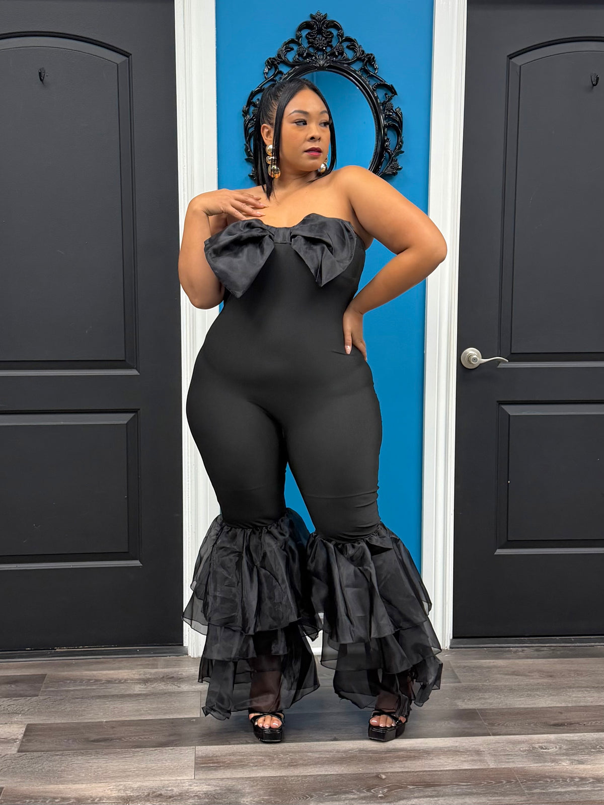 Black Nicolette Jumpsuit