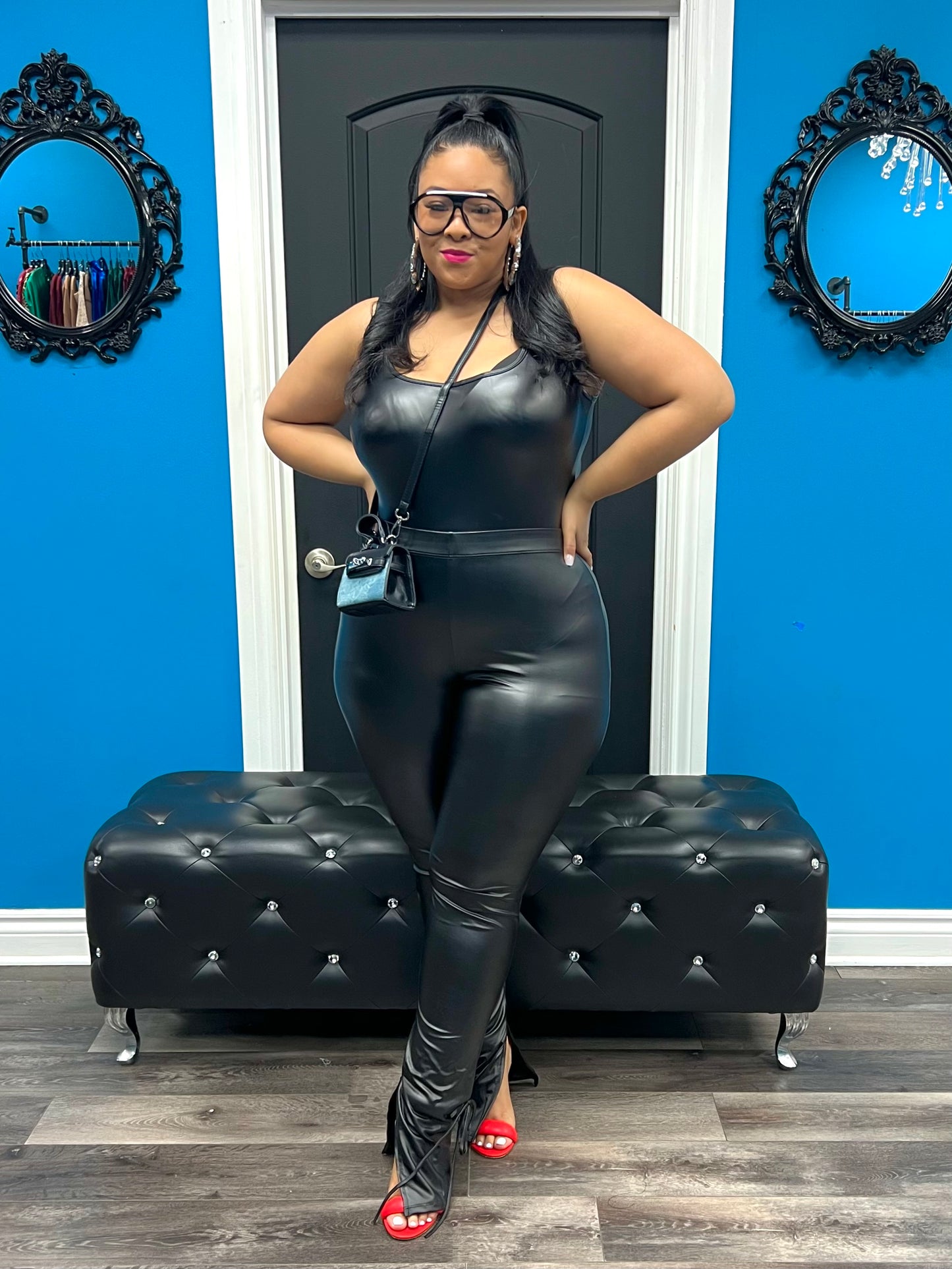Black Flare Leggings