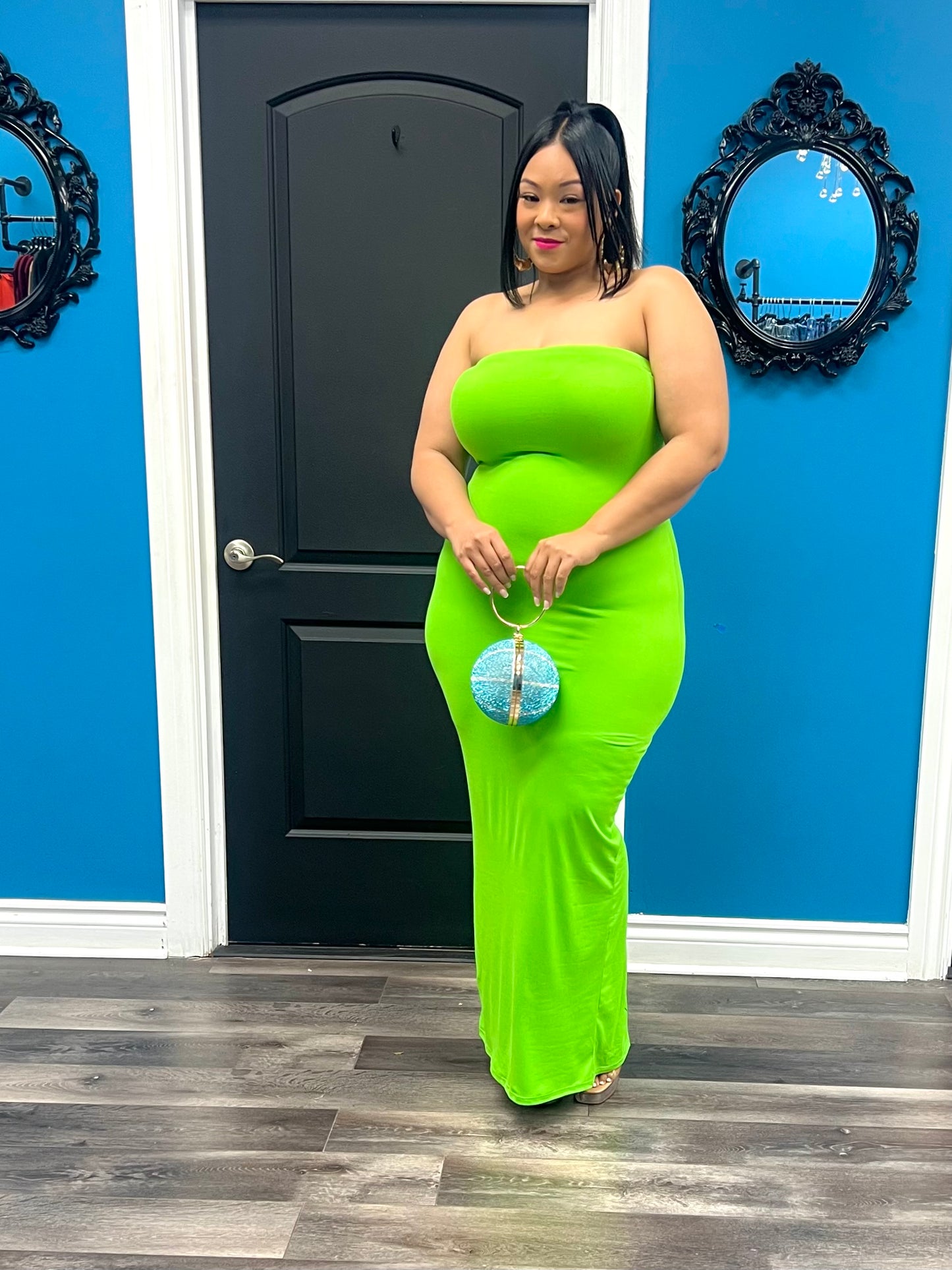 Green Kerri Maxi Dress