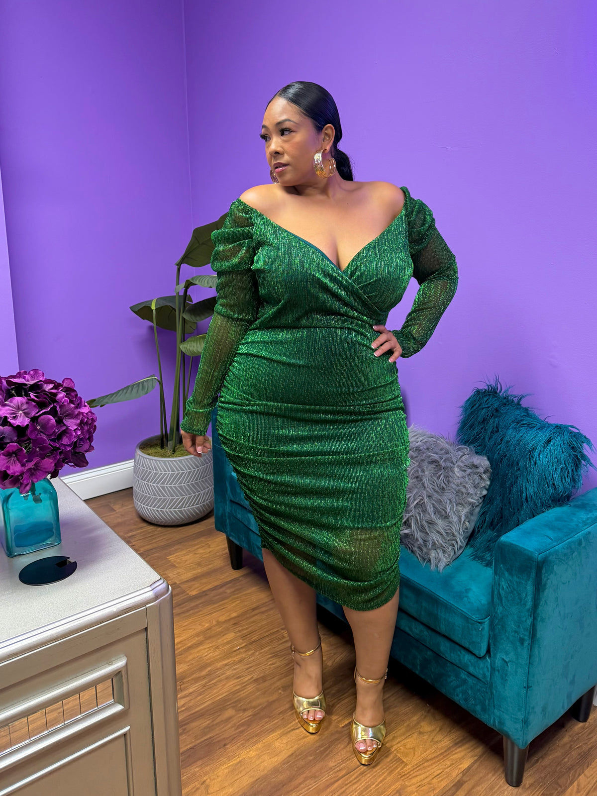 Green Heather Dress