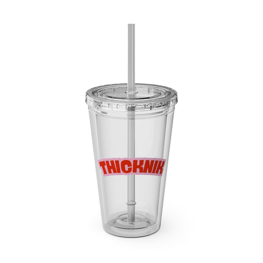 ThickNik Tumbler with Straw, 16oz