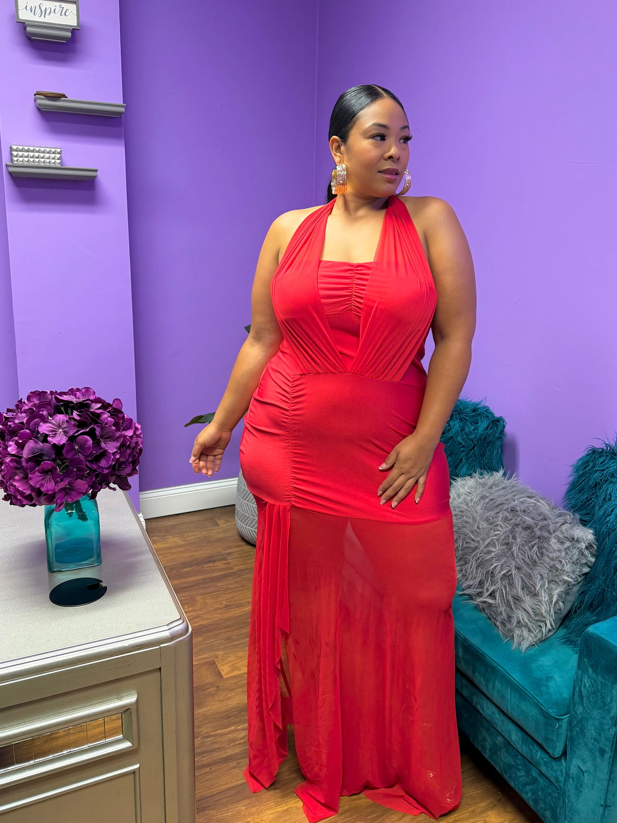 Red Rita Dress
