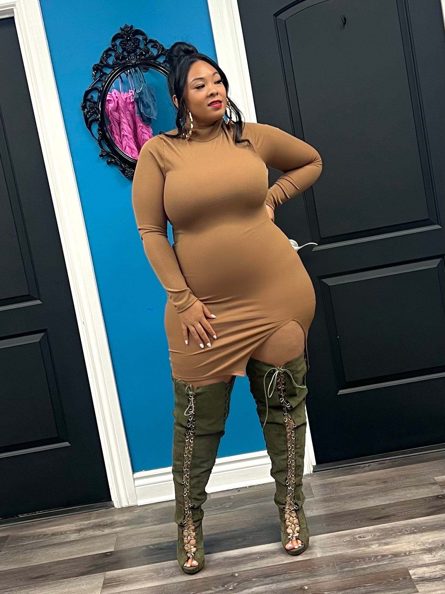 Mocha Steph Dress
