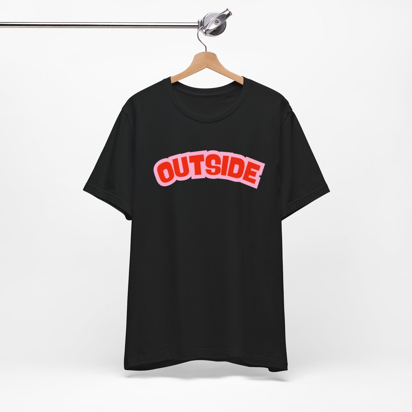 RED OUTSIDE TEE