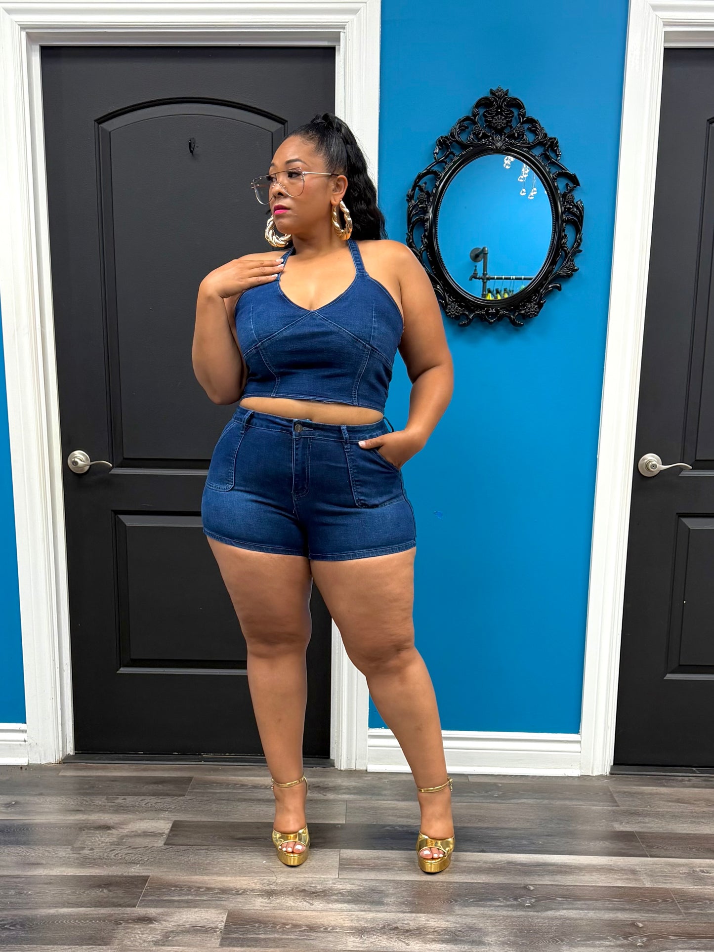 Raynah Short Set