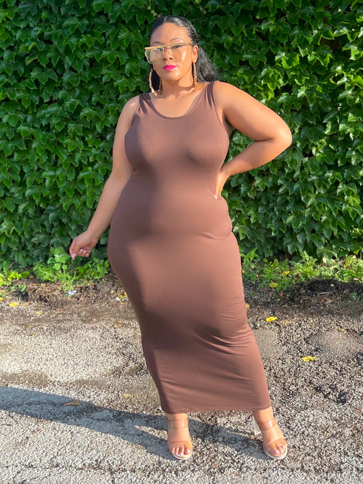 Coffee Basics Maxi Dress