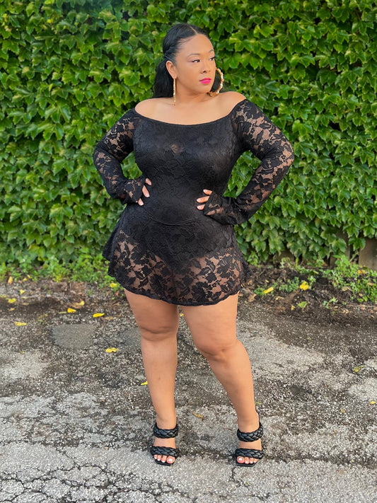 Black Fairy Mini Dress