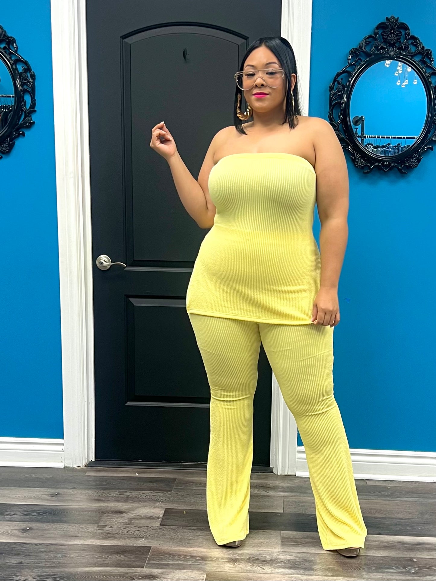 Yellow Kori Pant Set